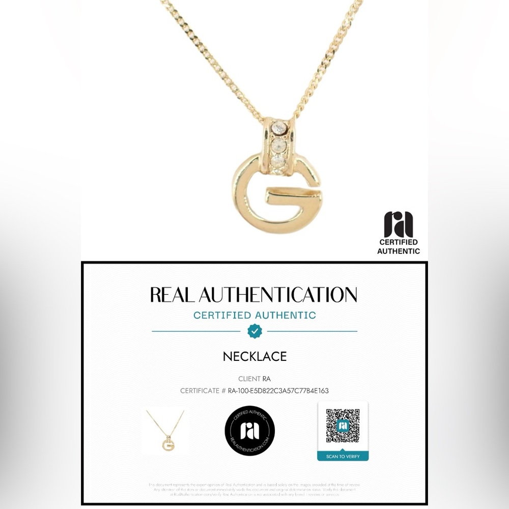 Givenchy Gold Pendant Necklace - Authentic